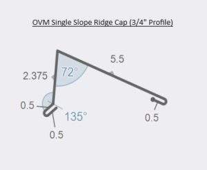 OVM Single Slope Ridge Cap